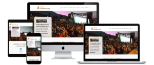 Discover Cathedral City tourism site on multiple devices — responsive web design by KSL Graphics