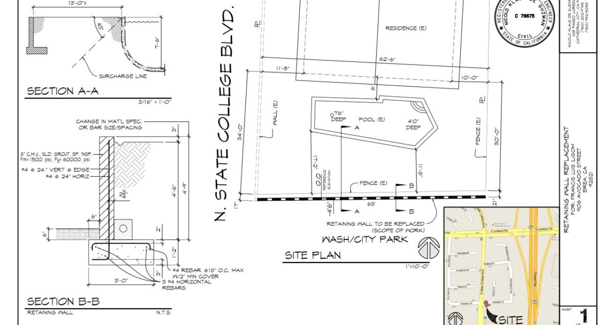 Avocado Road Grading Plan