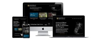Equestrian Design Solutions website displayed on desktop and mobile devices